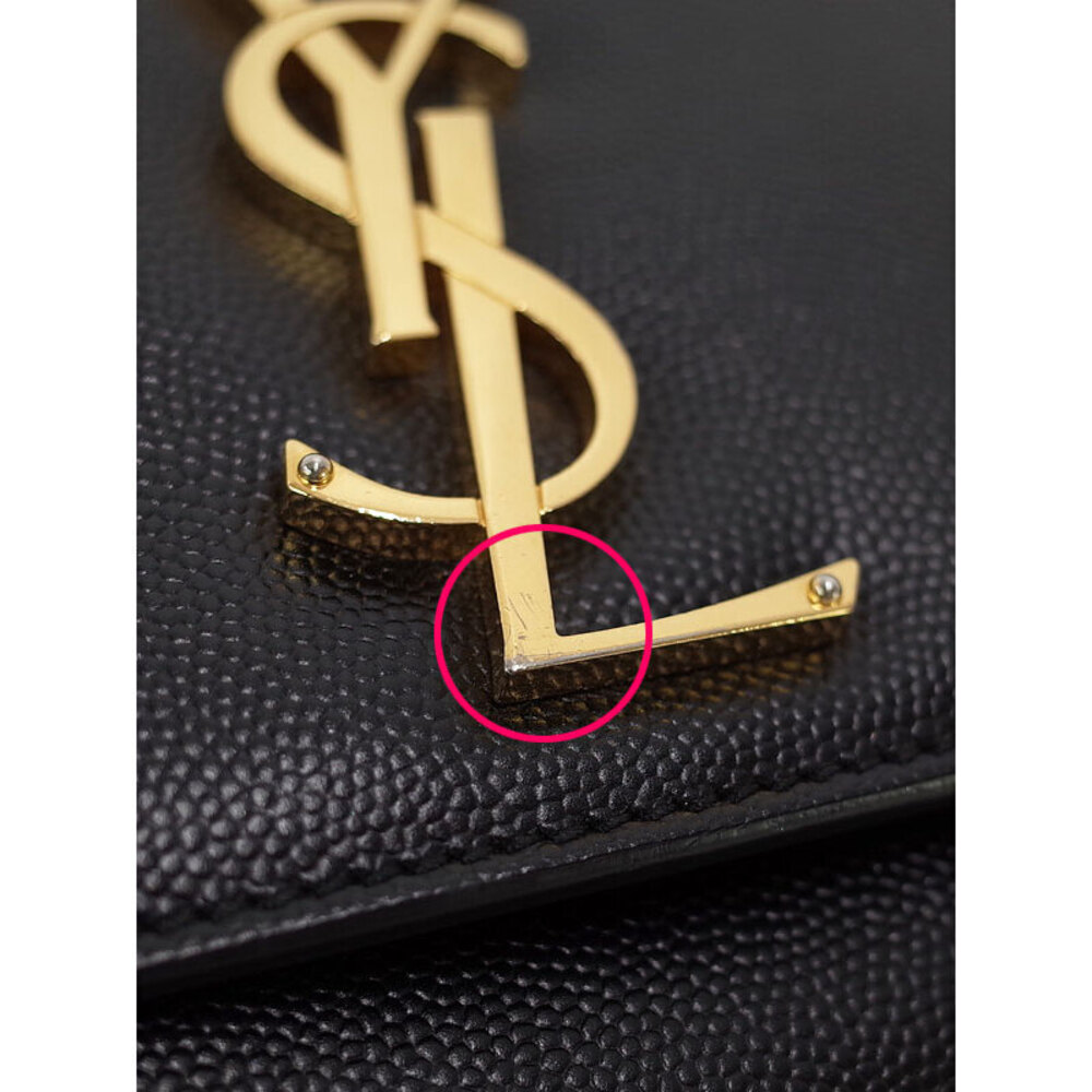 SAINT LAURENT Paris Saint Paris Kate Monogram Satchel Shoulder Bag - Picture 8 of 9